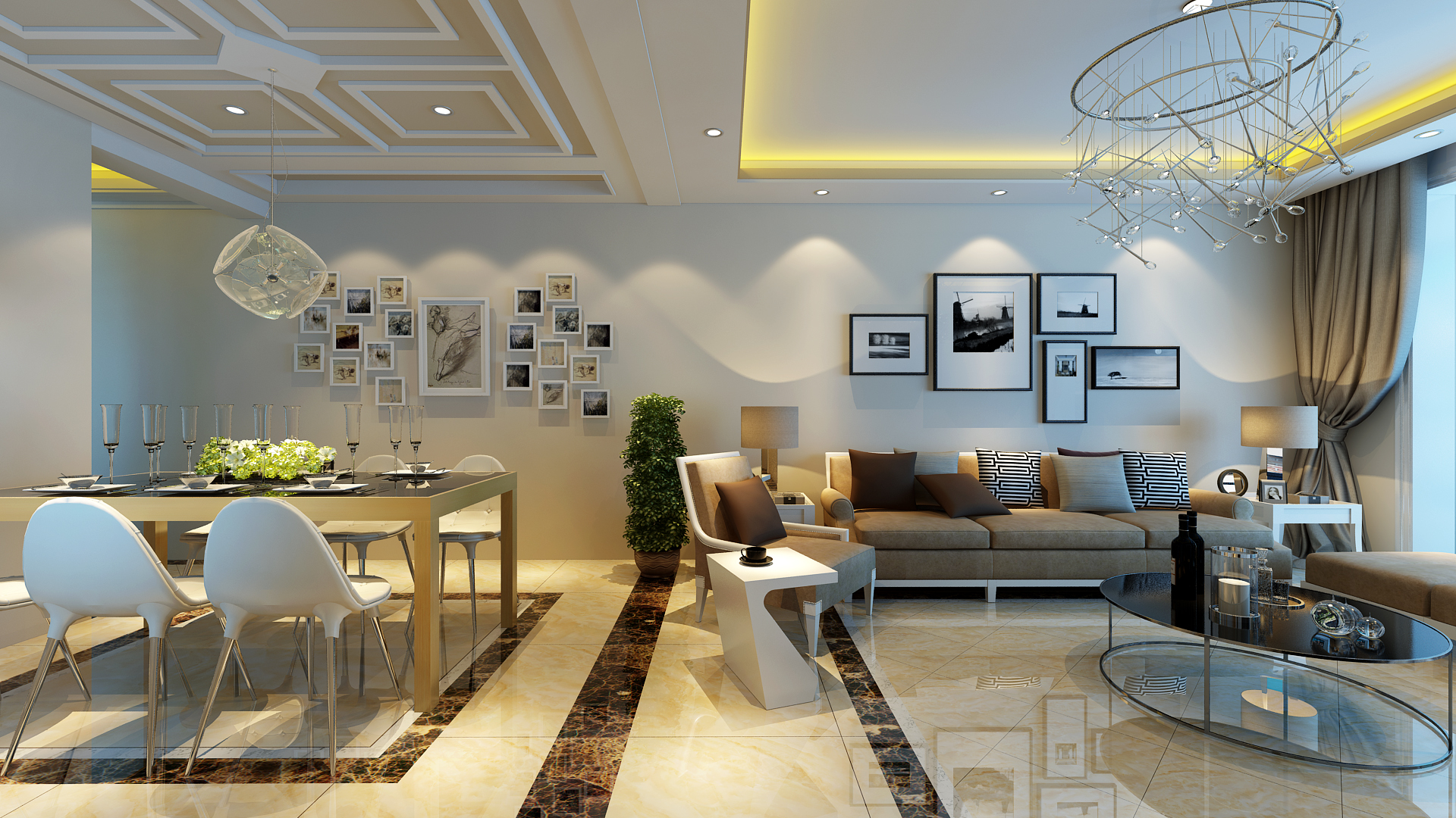 貴陽裝修設計,現(xiàn)代簡約風格精裝案例!