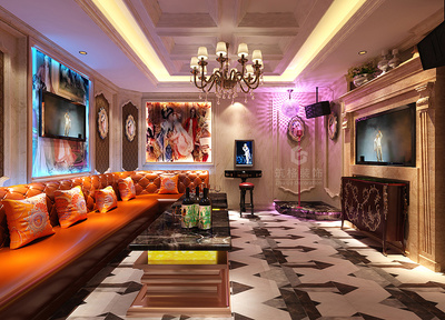 成都主題KTV裝修設計|成都主題KTV燈光渲染